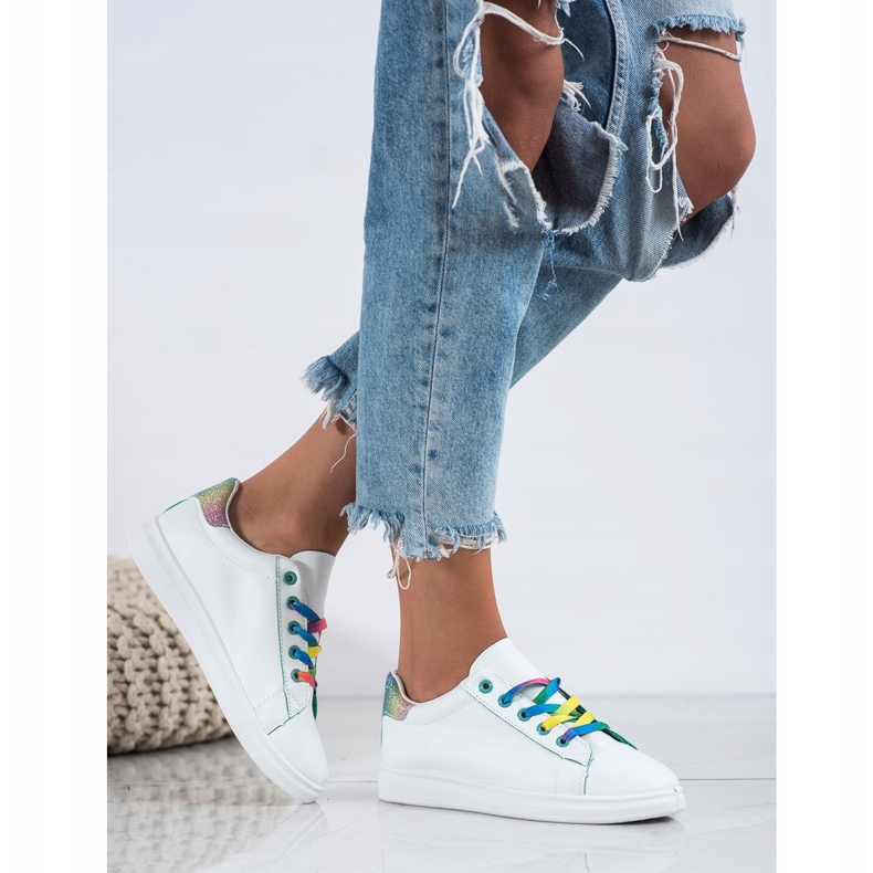 SHELOVET Muodikkaat urheilukengät valkoinen monivärinen 2