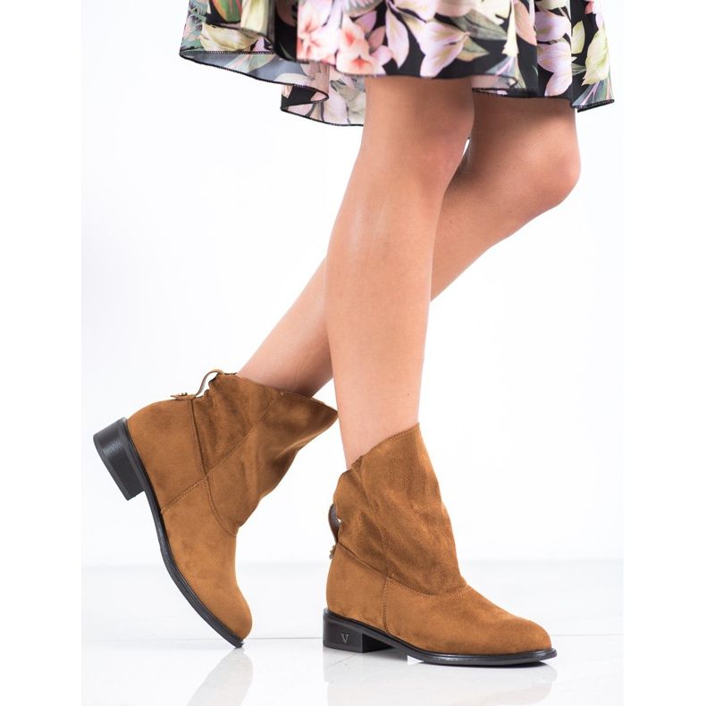 VINCEZA-liukukengät ruskea 1