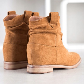 Marquiz Tyylikkäät cowboy -saappaat ruskea 1