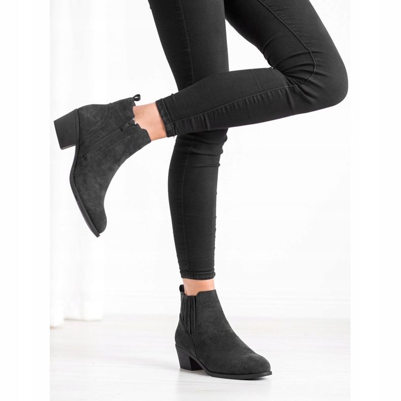 Camo Lämpimät mokkanahkakengät musta 1 Camo Lämpimät mokkanahkakengät musta 1