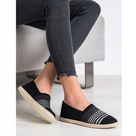 MCKEYLOR Slipony Espadrilles musta 1