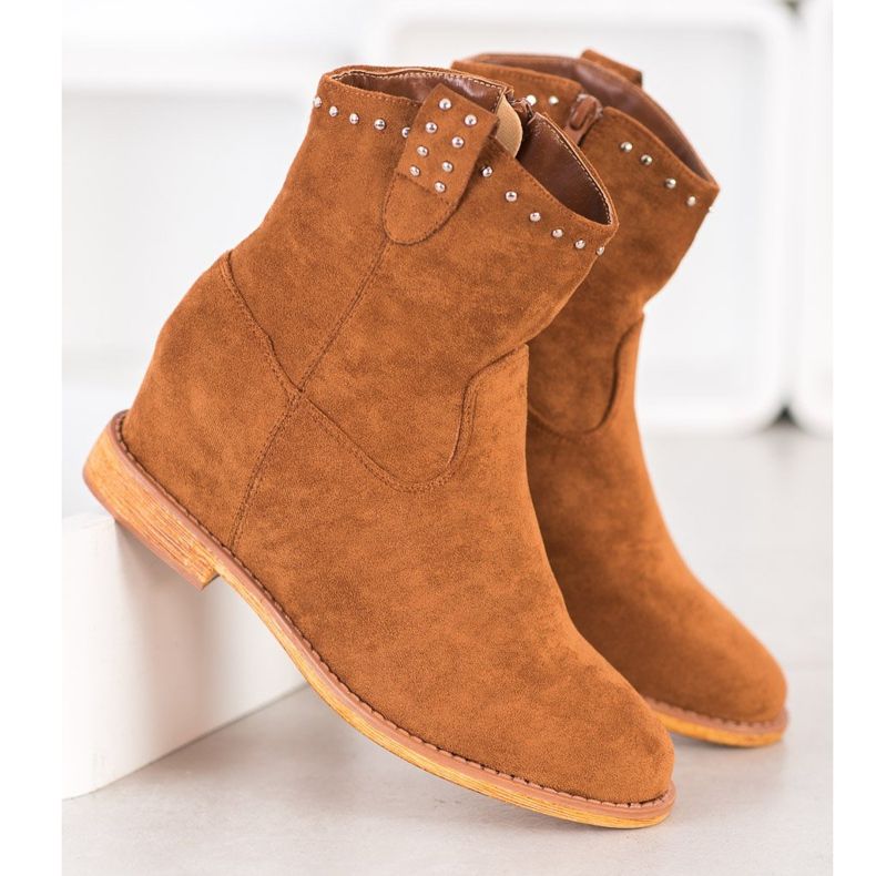 Super Mode Lämpimät lehmätytöt ruskea keltainen 1