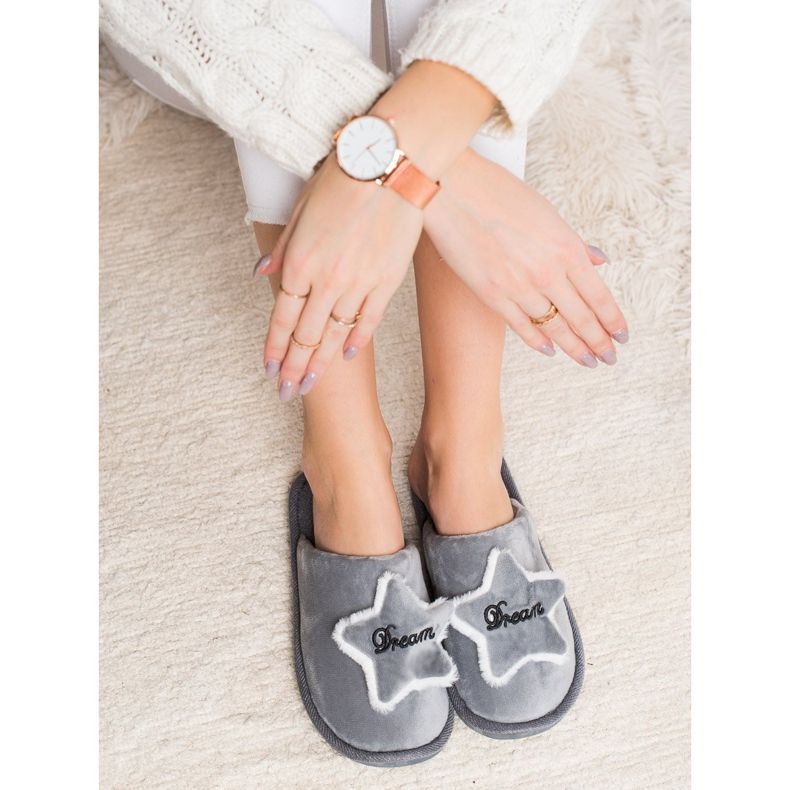 Bona Mukavat Dream -tossut harmaa 2