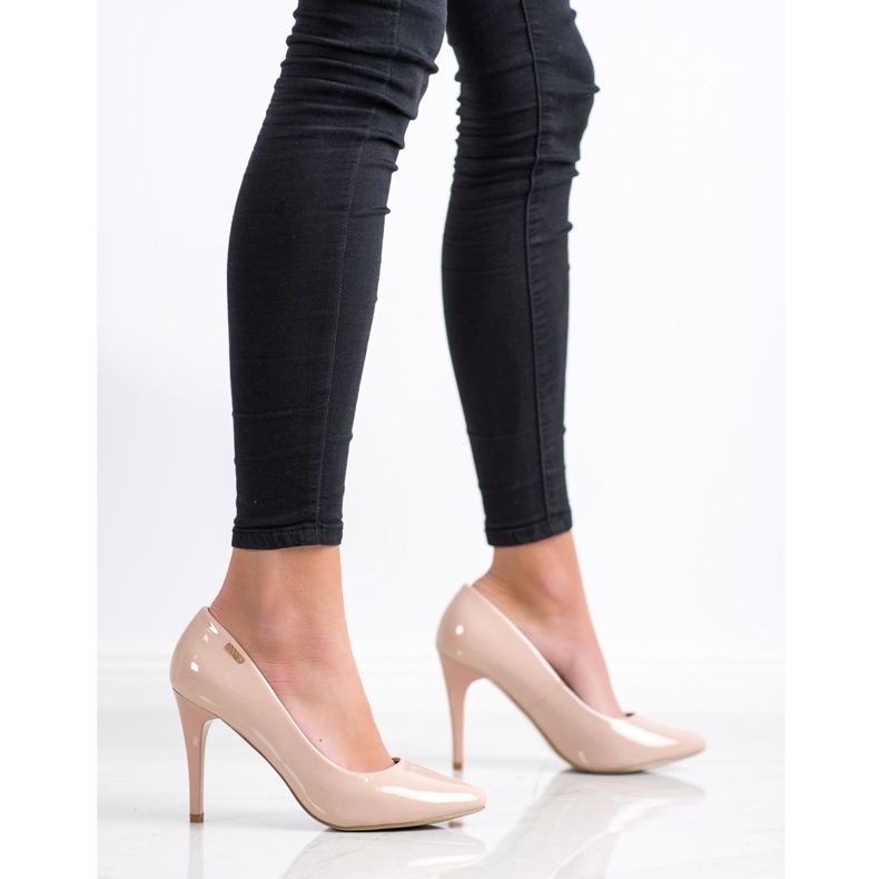 Goodin Lakatut pumput beige vaaleanpunainen 2