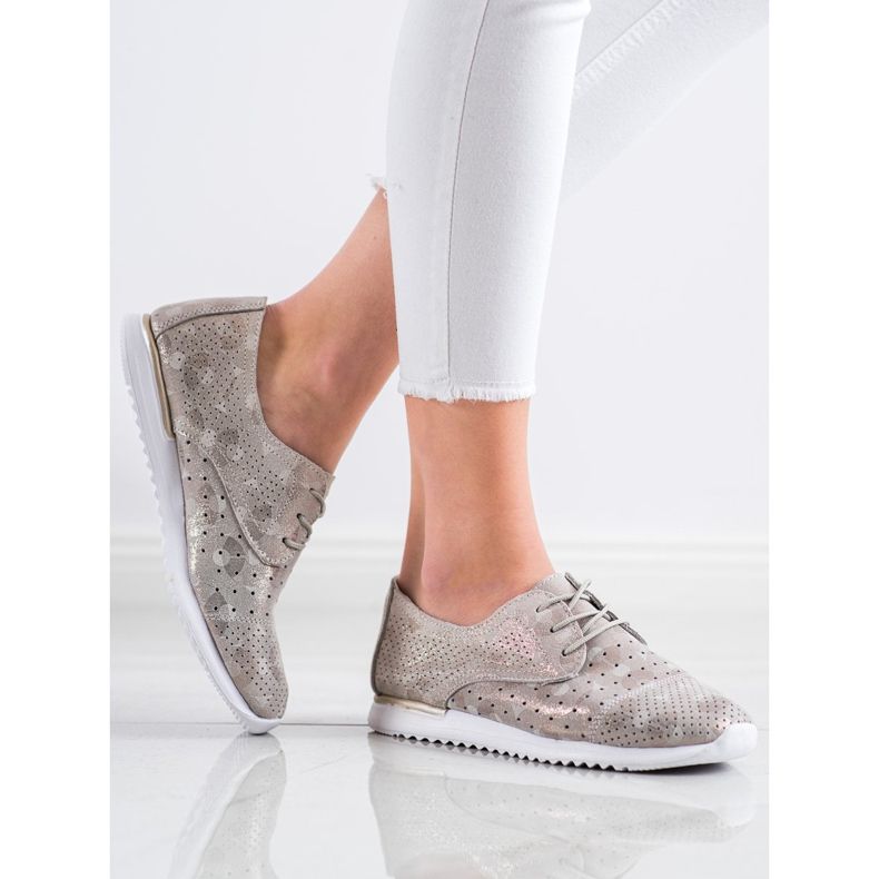 Kylie Avoimet nahkakengät ruskea monivärinen 2