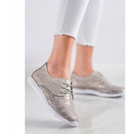 Kylie Avoimet nahkakengät ruskea monivärinen 1