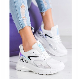 SHELOVET Mukavat muotikengät valkoinen 2