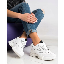 SHELOVET Muodikkaat valkoiset lenkkarit valkoinen musta 1