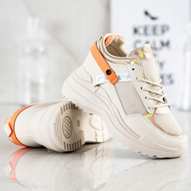 Marquiz Wedge Tennarit beige oranssi kultainen 2