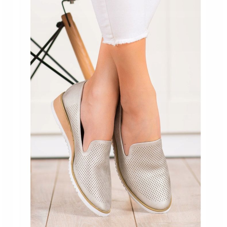 Goodin Avoimet nahkaiset herrat kultainen 1