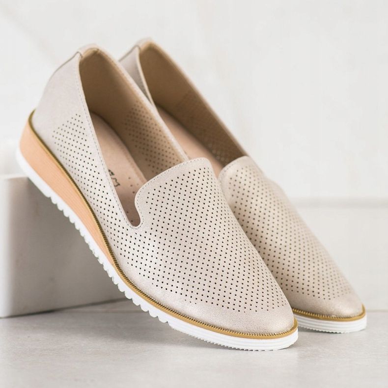 Goodin Avoimet nahkaiset herrat kultainen 2