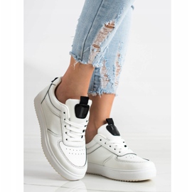 SHELOVET Urheilukengät eko -nahkaa valkoinen 1