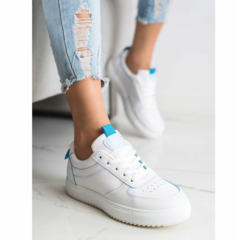 SHELOVET Urheilukengät eko -nahkaa valkoinen 2