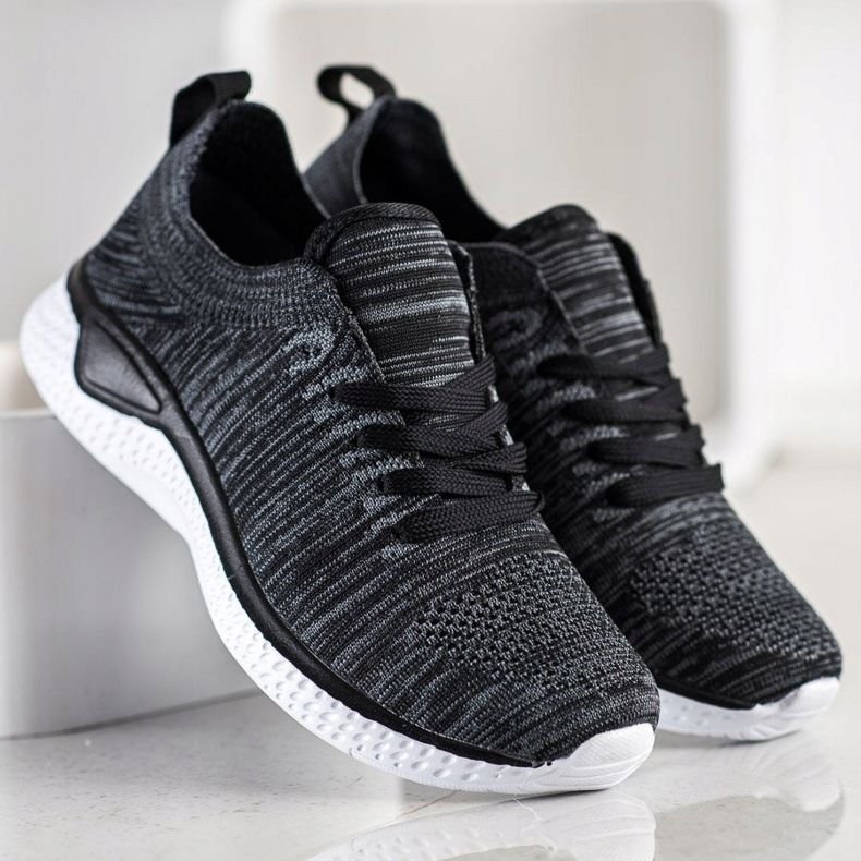 SHELOVET Nauhalliset urheilukengät musta 2