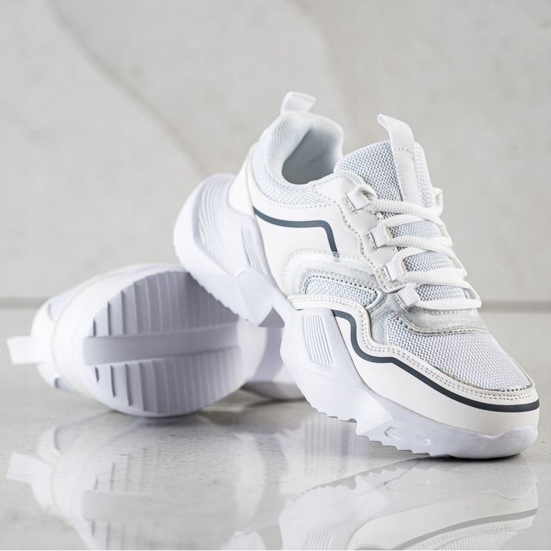 SHELOVET Kevyet urheilukengät valkoinen 1