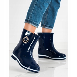 Bona Galoshes kultaisella koristeella sininen 1