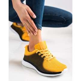 Bona Kevyet urheilukengät musta keltainen 2