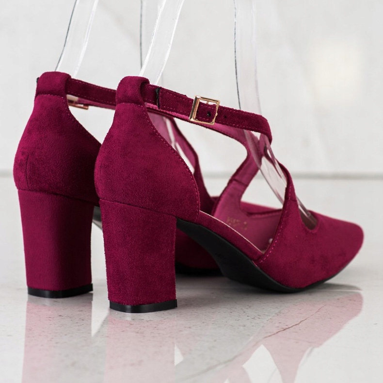 Tyylikkäät Sergio Leonen pumput punainen monivärinen 1