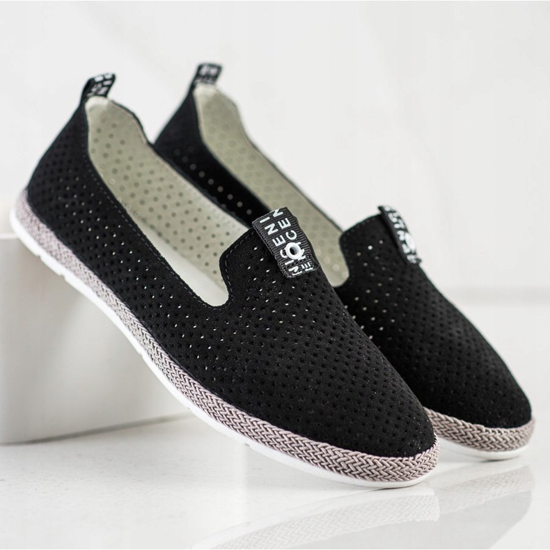 Filippo Casual Nahka Slipons musta 1