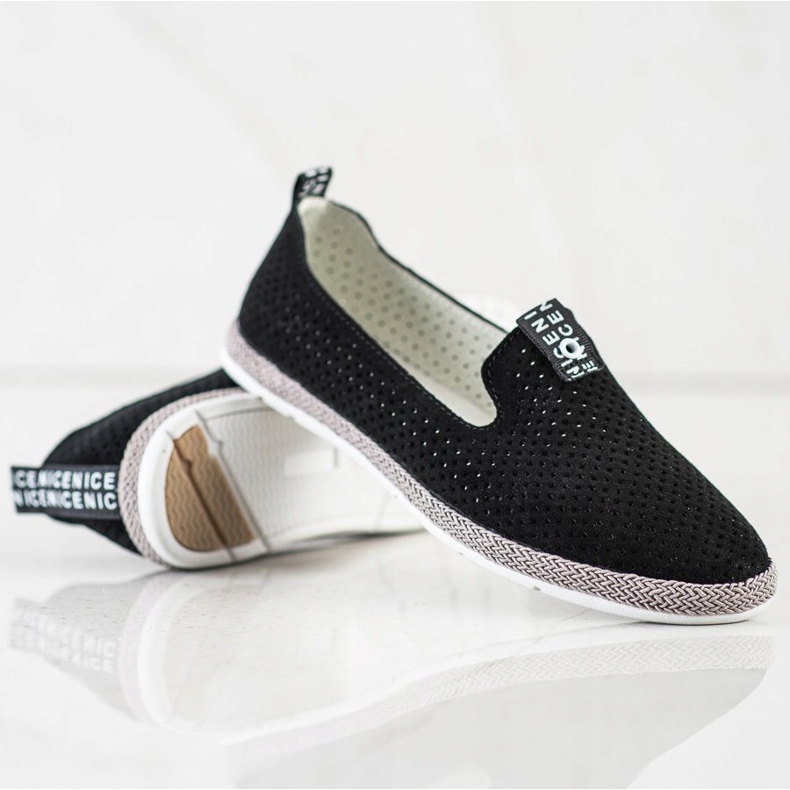 Filippo Casual Nahka Slipons musta 2