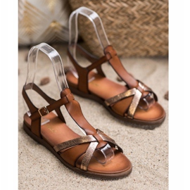 Sergio Leonen ruskeat sandaalit 1