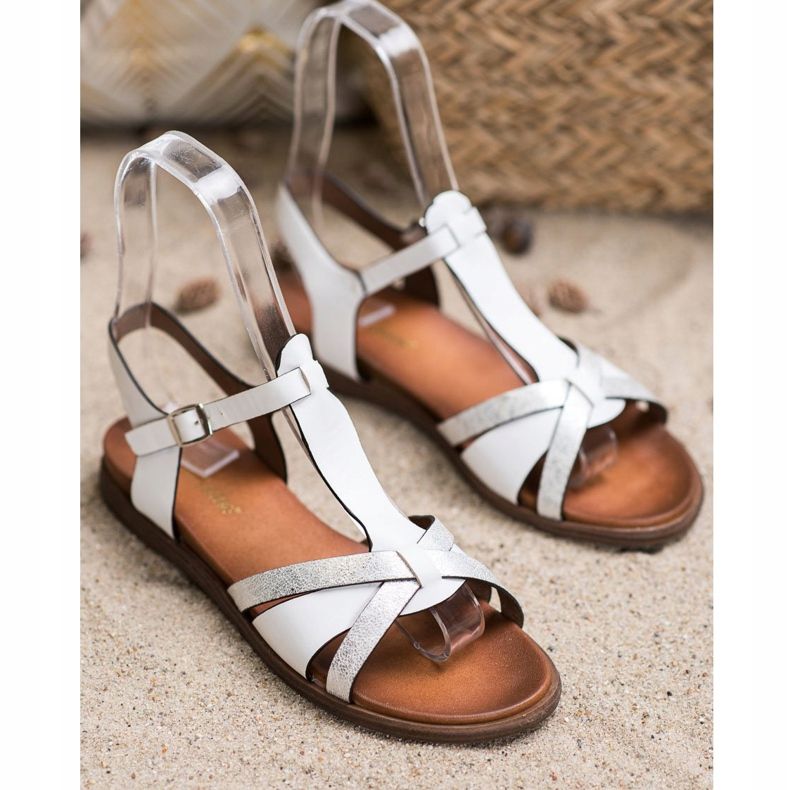 Sergio Leonen valkoiset sandaalit valkoinen 1