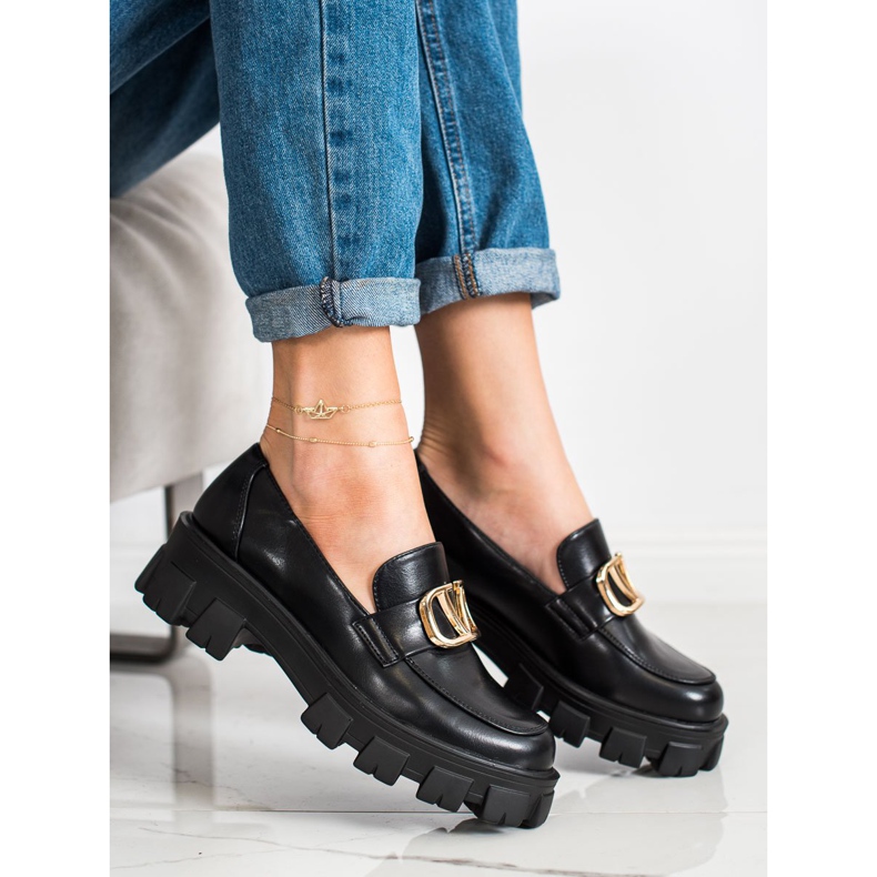 Seastar Mokasiinit muotialustalla musta 1