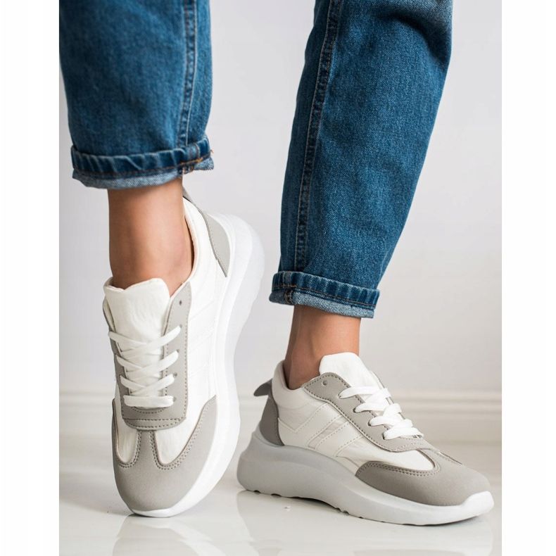 SHELOVET Urheilukengät lavalla valkoinen 1