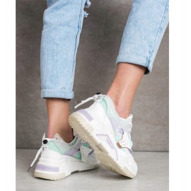 SHELOVET Värikkäät muoti lenkkarit valkoinen monivärinen 2