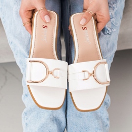 Seastar Tyylikkäät tossut koristeella valkoinen 1