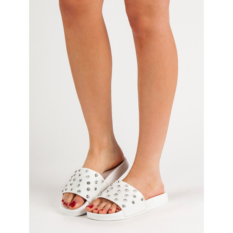 SHELOVET Mukavat naisten tossut valkoinen 2