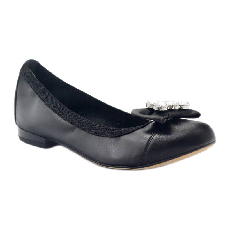 Naisten balleriinit keulalla ja kristallilla 1402 musta gamis 1