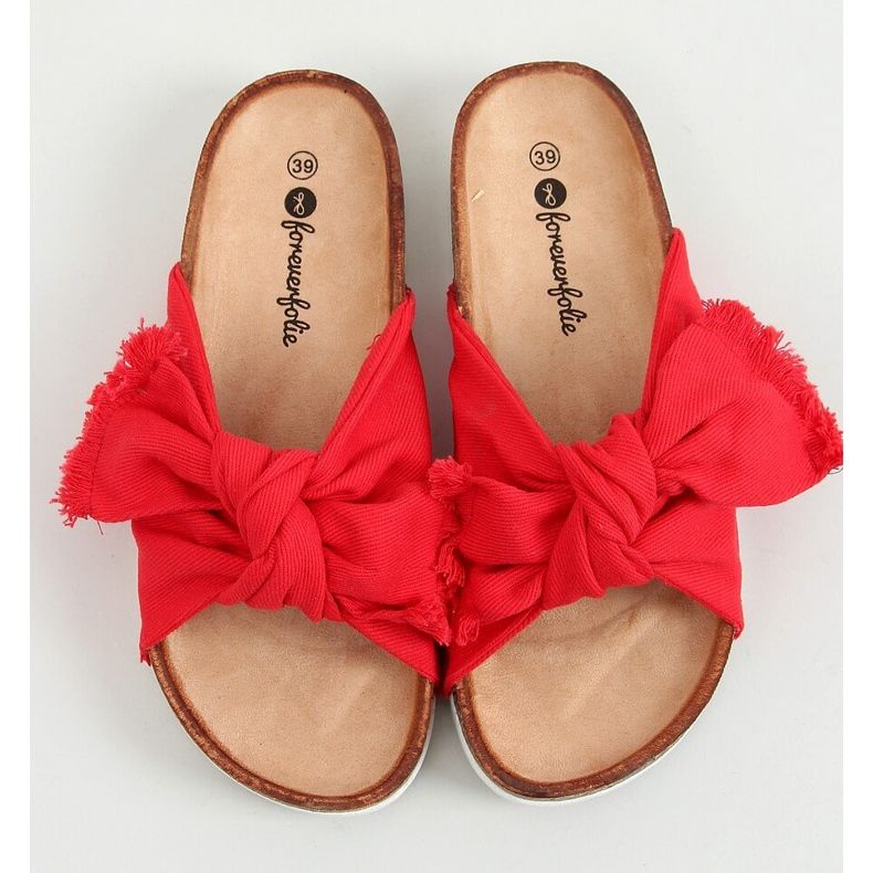 Punainen puuvillapunainen WS11 Punaiset tossut 1