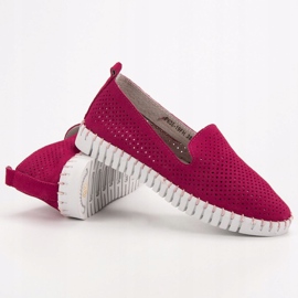 Filippo Vaaleanpunaiset nahkaiset herrat vaaleanpunainen 1