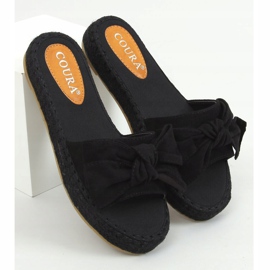 Mustat espadrillotossut, joissa rusetti 266 Musta 1