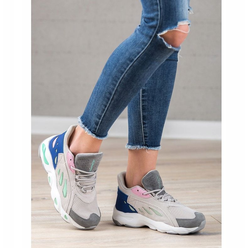 Ax Boxing Mukavat urheilukengät harmaa monivärinen 1