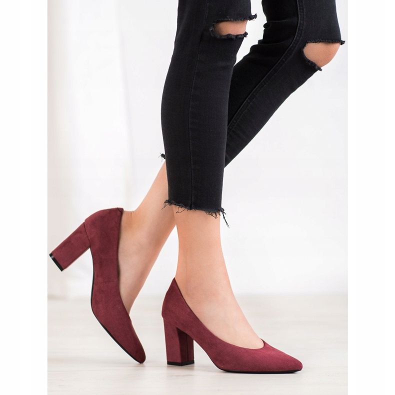 W. Potocki Glitterillä varustetut pumput punainen 1