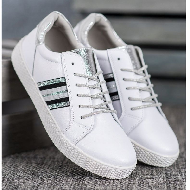 Filippo Nahkakengät alustalla valkoinen 2