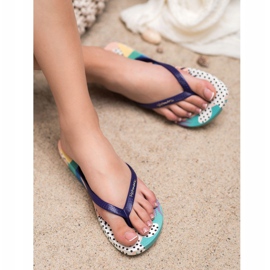 HOTMARZZ Kuviolliset varvastossut monivärinen 2