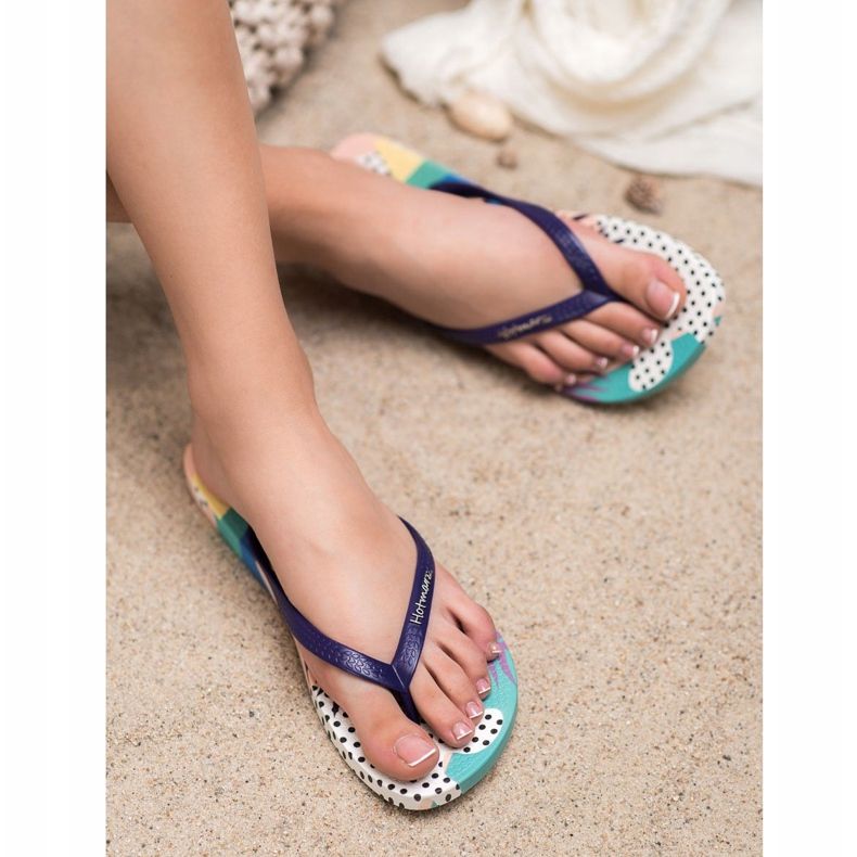 HOTMARZZ Kuviolliset varvastossut monivärinen 2