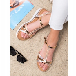 Small Swan Sandaalit holoefektillä kultainen 1