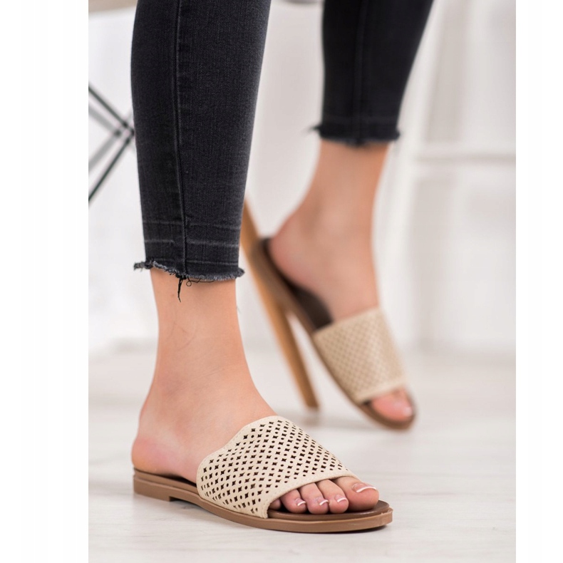 Renda Avoimet tossut ruskea 2