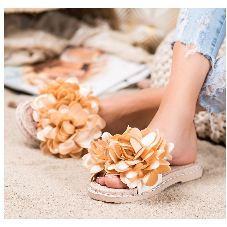 Anesia Paris Tyylikkäät tossut beige 1