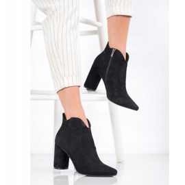 Filippo Tyylikkäät mokkanahkakengät musta 1