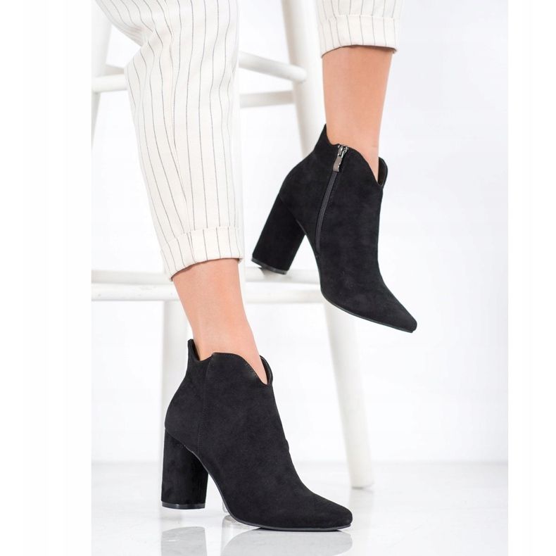 Filippo Tyylikkäät mokkanahkakengät musta 1