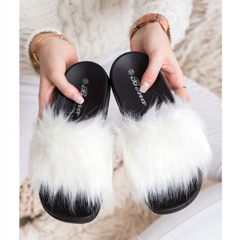 SHELOVET Tyylikkäät tossut valkoinen 2