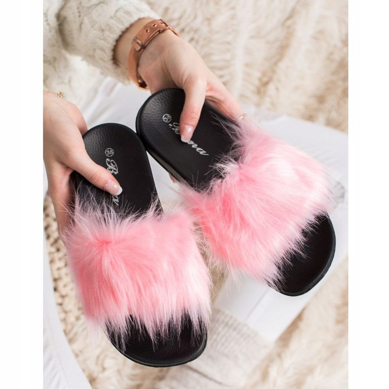 SHELOVET Tyylikkäät tossut vaaleanpunainen 2