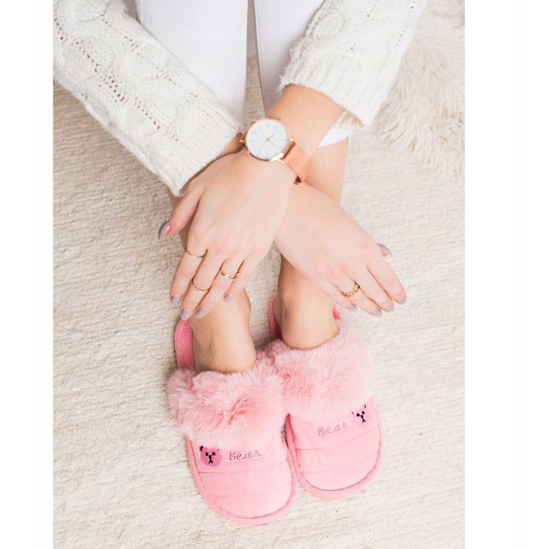 Bona Tossut karhuturkis vaaleanpunainen 1