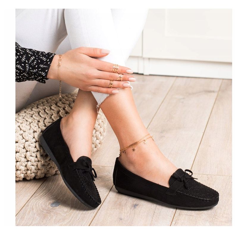 Best Shoes Rento Mokkanahka Loafers musta 1