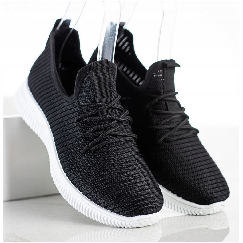 SHELOVET Mukavat Slip-On lenkkarit musta 1